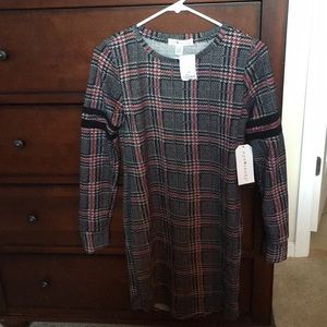 Polyester/spandex dress